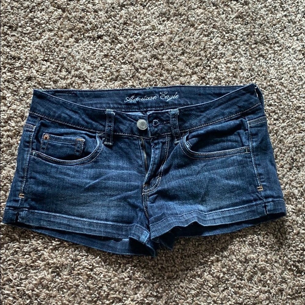 Dark Wash Denim Shorts
